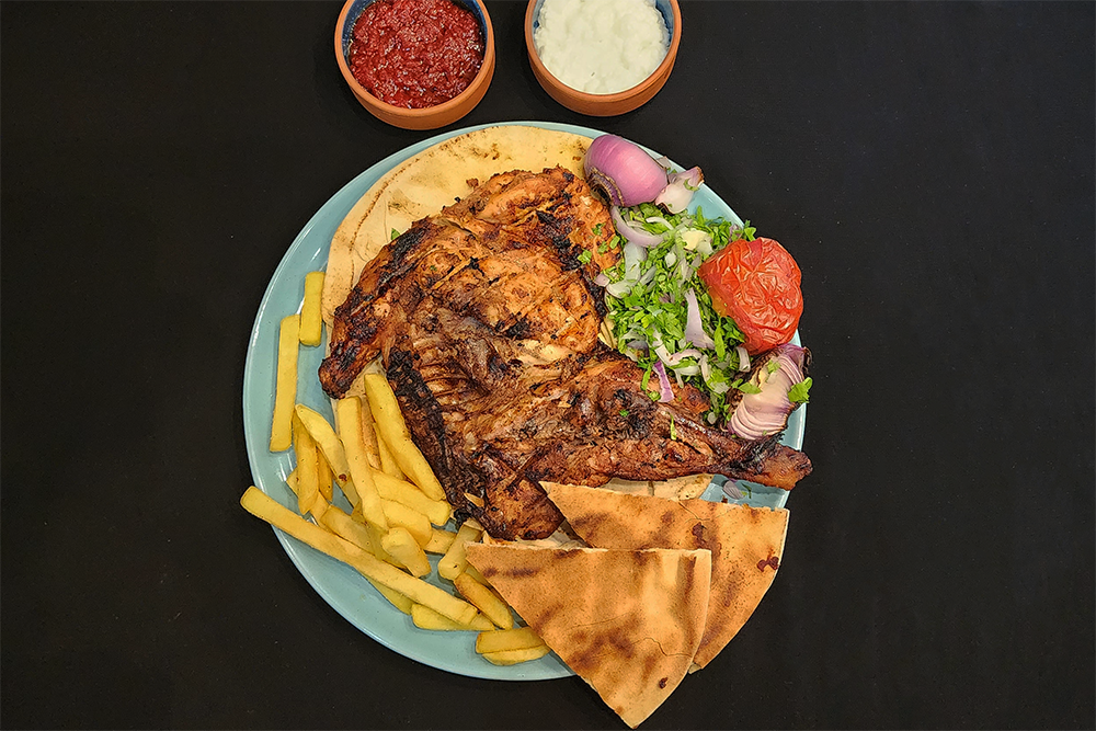 Half Grilled Chicken